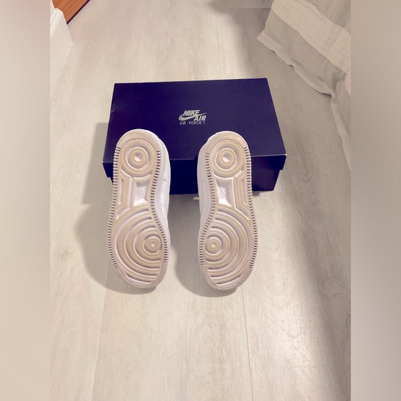 Nike AF1 shadow size 8 1/2 white/white/white - Picture 9 of 9